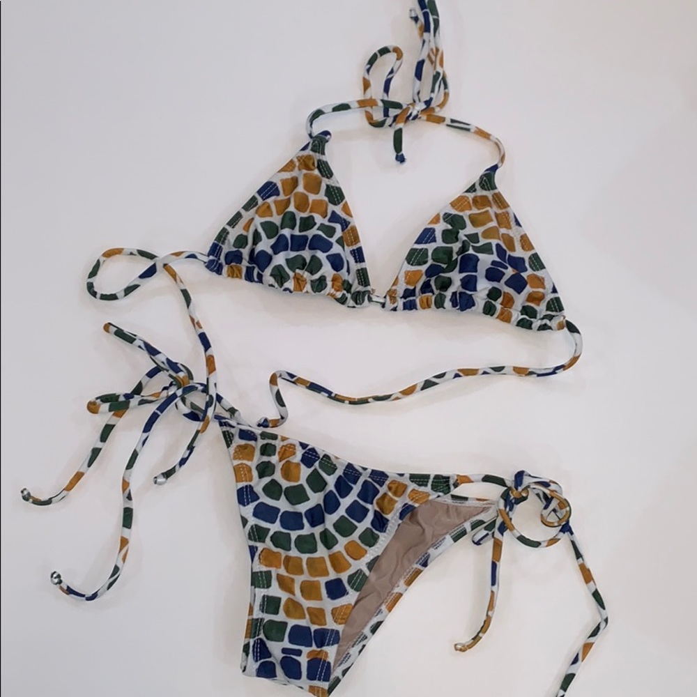 Perfect tanning two piece bikini